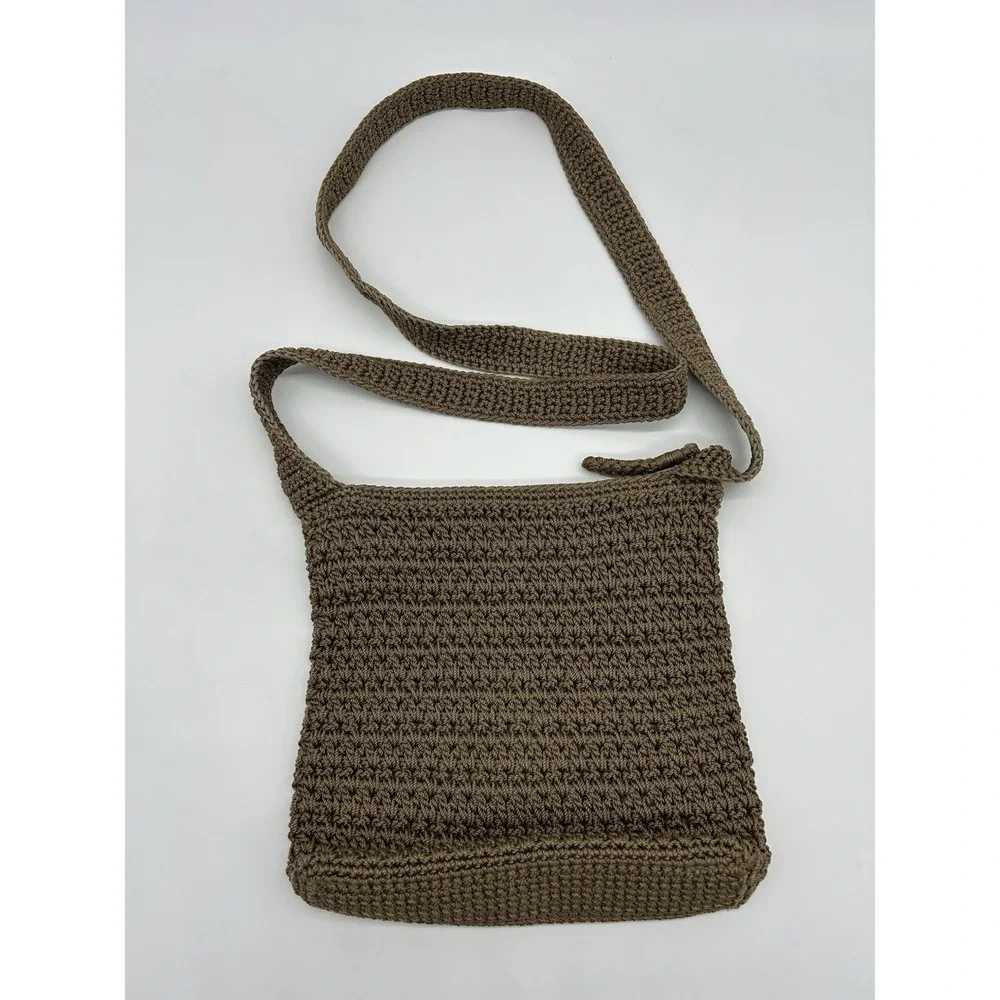 The Sak Crochet Crossbody Bag‎ Cottage Core Brown Boho Rustic